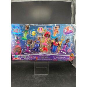 Disney Junior Ariel Atlantica Figure Set 13-Piece Color-Change Mermaid Toys